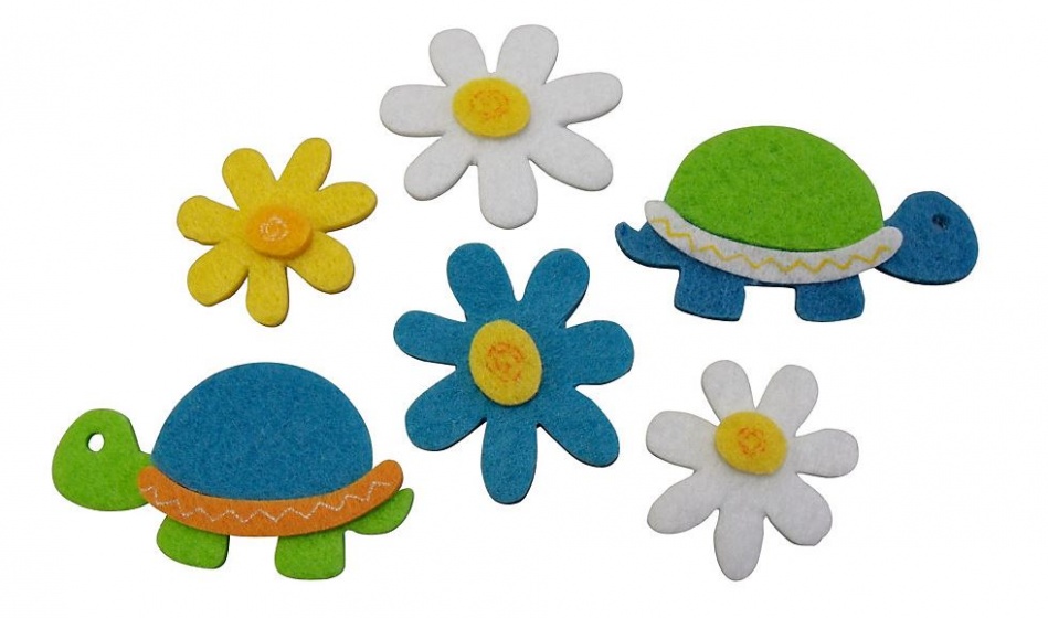 Slammer viltstickers schildpad
