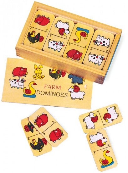 Small Foot domino farm animals small 28 stones