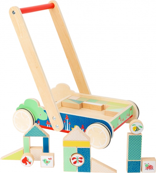 Small Foot houten loopwagen Move it! junior 28 delig Blank