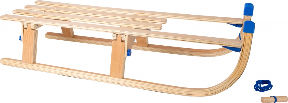 wooden folding sledge 109 x 32 x 23 cm
