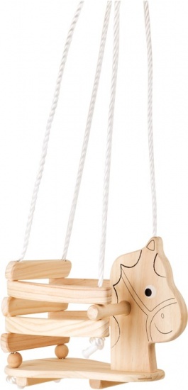 Small Foot babyschommel paard van hout