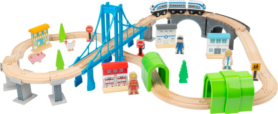 Small Foot vláčik Bridgewood junior 24-dielny