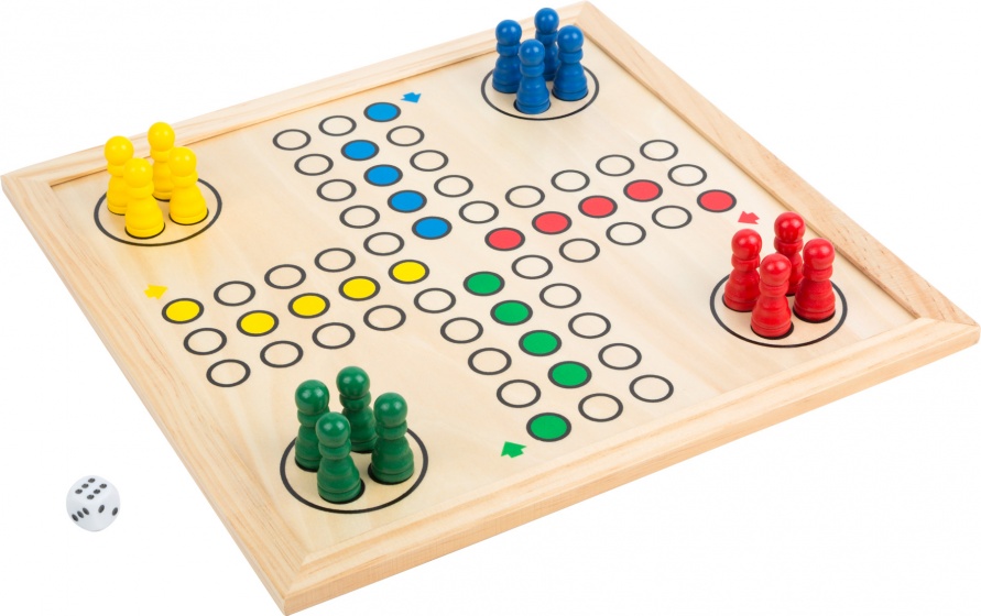 games box 9-in-1 35 cm wood natural