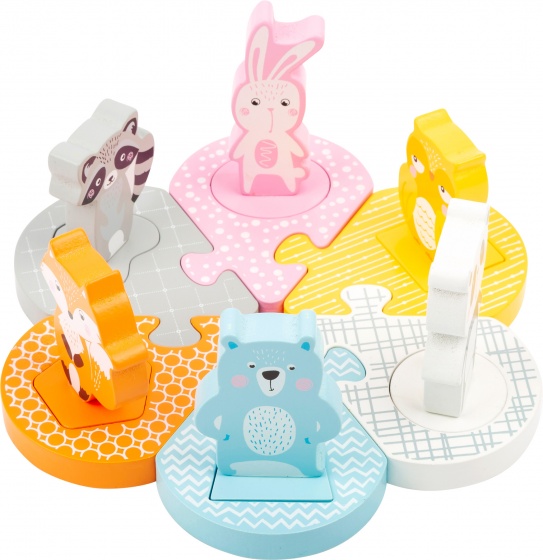 Small Foot vormenpuzzel animal junior hout 12 stukjes