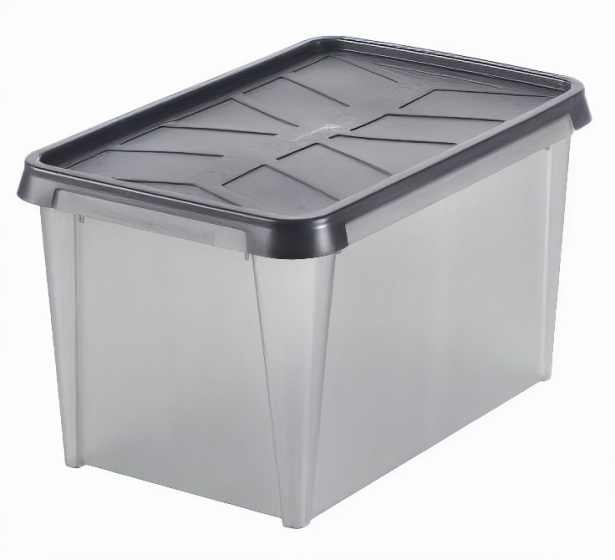 SmartStore opbergbox Dry 45 polypropyleen 50 liter grijs SmartStore opbergbox Dry 45 polypropyleen 50 liter grijs