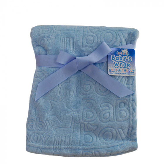 Soft Touch detská deka It's a Boy fleece 70 x 90 cm modrá