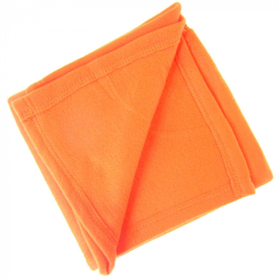Soft Touch babydeken polar fleece 75 x 100 cm oranje Soft Touch babydeken polar fleece 75 x 100 cm oranje