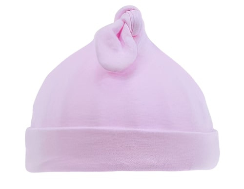 Soft Touch babymuts Knotty meisjes katoen roze Soft Touch babymuts Knotty meisjes katoen roze