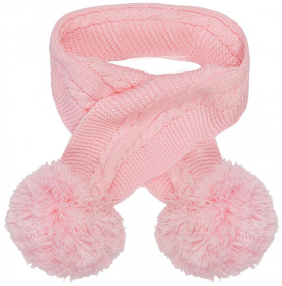 Soft Touch babysjaal Elegance pompoms acryl lichtroze one size Soft Touch babysjaal Elegance pompoms acryl lichtroze one size