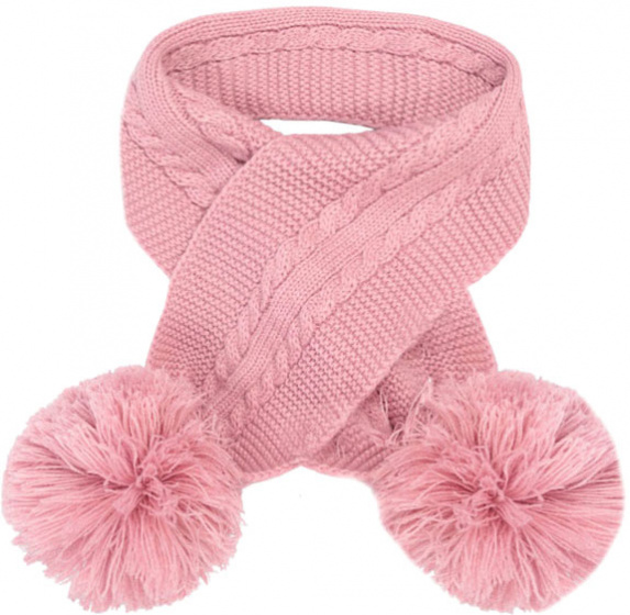 Soft Touch babysjaal Elegance pompoms acryl roze one size Soft Touch babysjaal Elegance pompoms acryl roze one size
