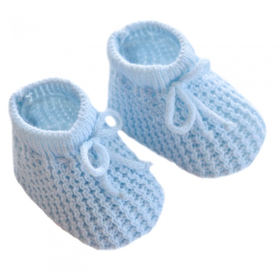 baby slippers New Born 0-3 months boys blue