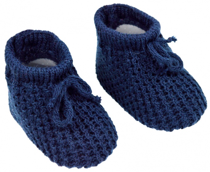 baby slippers New Born 0-3 months boys navy