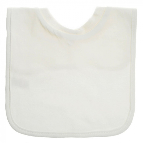 junior bib 33 cm cotton cream