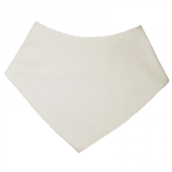 bib bandana 20 x 40 cm beige