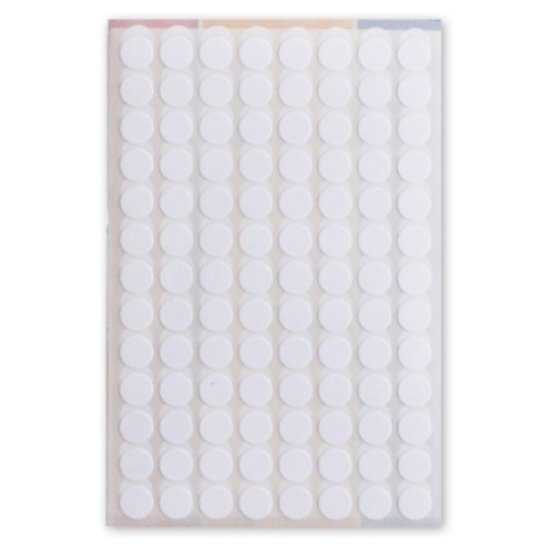 Soho etiketten rond 8 mm papier wit 3 vellen á 104 stuks
