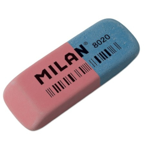 Soho gum milan 6,3 x 2,4 rubber roze/blauw