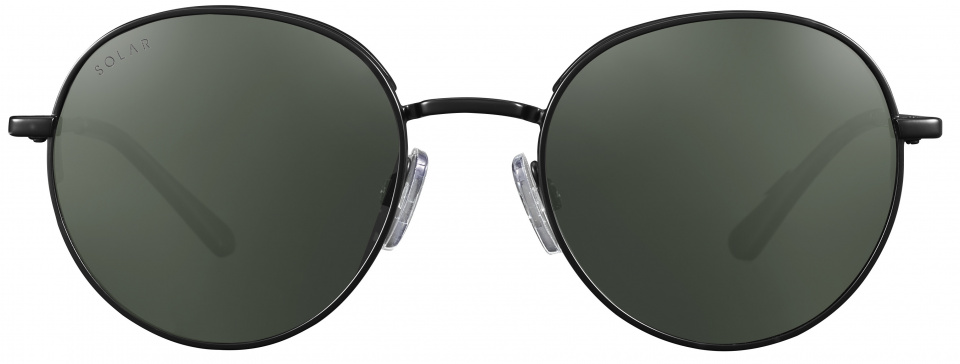 zonnebril Mercury unisex cat.3 ovaal staal zwart/groen
