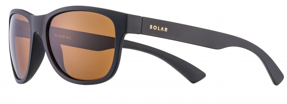 Solar slnečné okuliare Petty men polarizované matné čierne