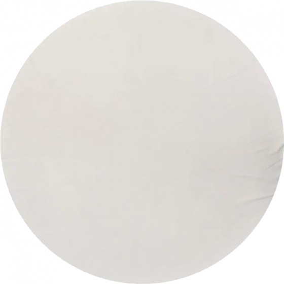 Sophie Muval badlaken Double Face rond 150 cm katoen wit Sophie Muval badlaken Double Face rond 150 cm katoen wit
