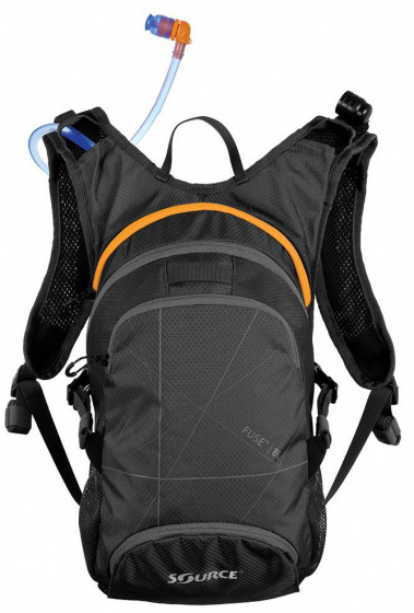 drinking rucksack Fuse 2+6 litres nylon black