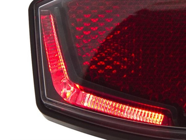 Spanninga achterlicht lineo led batterij 19 cm rood