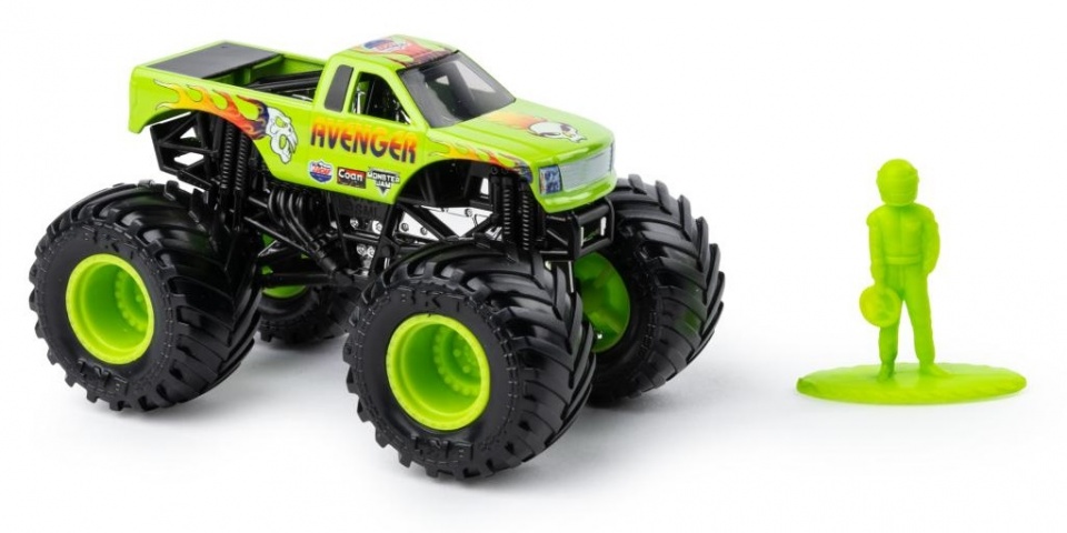 Monster Jam monster truck Avenger 10 cm green