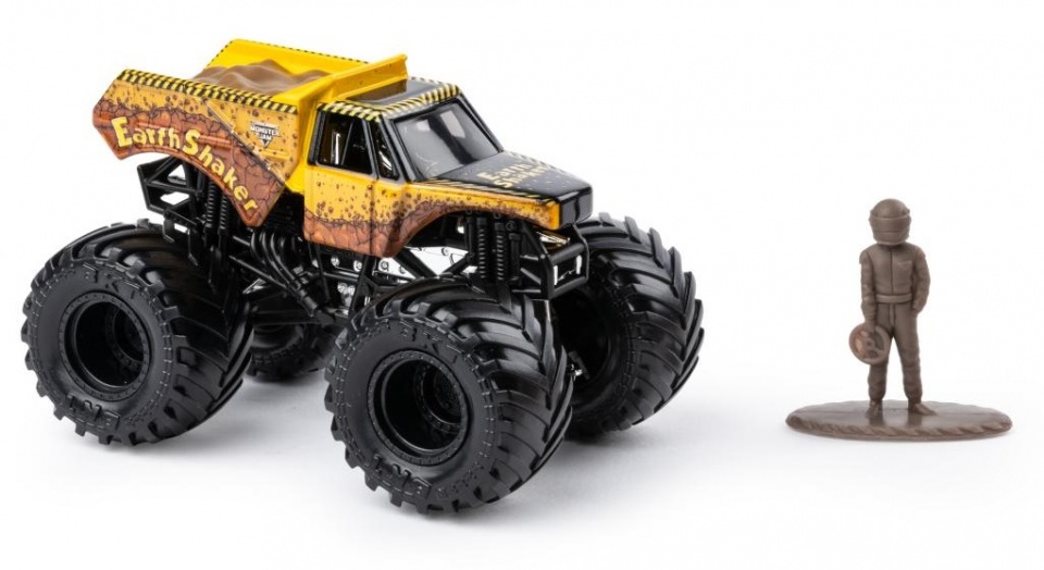 Monster Jam earth Shaker monster truck 10 cm orange
