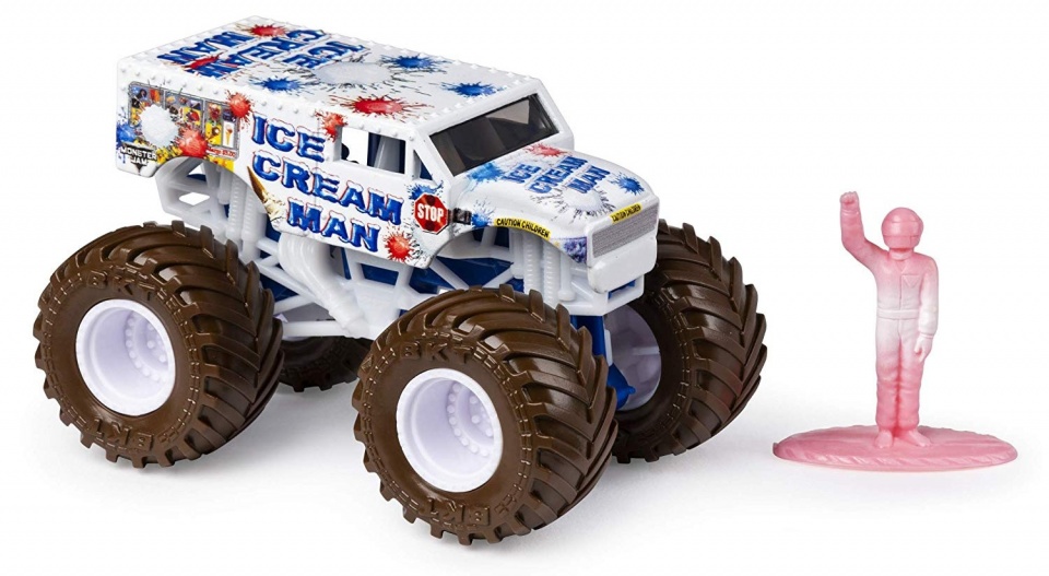 Monster Jam monster truck Ice Cream Man 10 cm white
