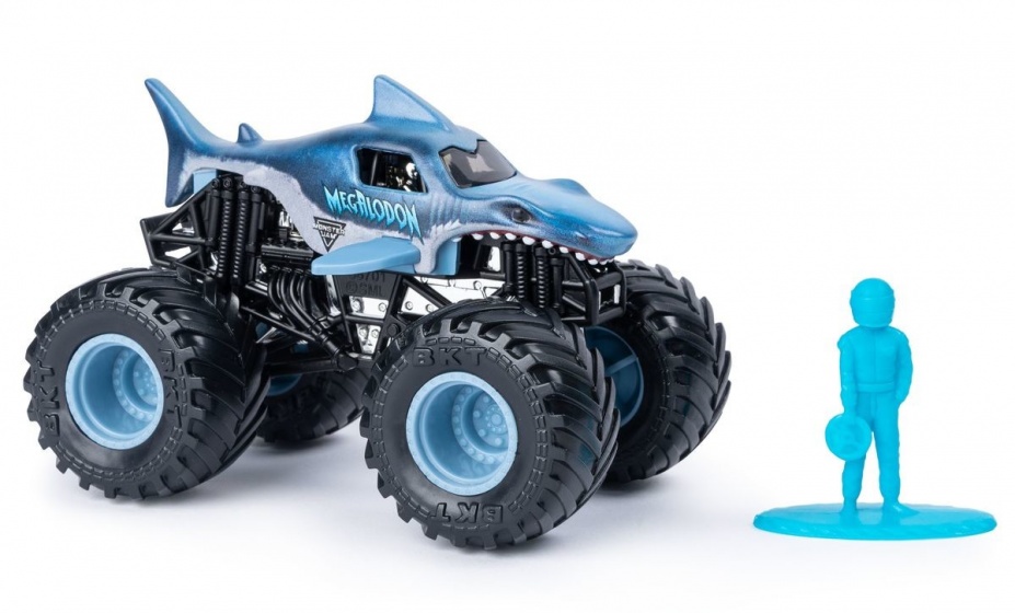 Monster Jam monster truck Megalodon 10 cm blue