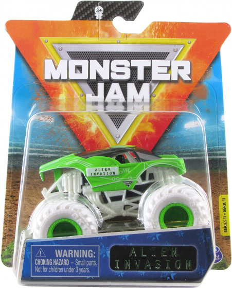 monster truck Monster Jam Alien Invasion green/white