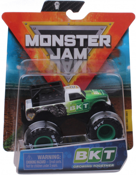 monster truck Monster Jam BKT 1:64 diecast green/white