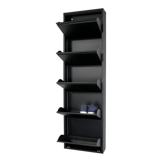 Spinder Design botník Billy-5 50 x 15 x 169 oceľ Čier