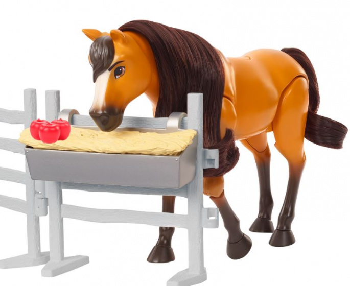 Spirit paard junior bruin/zwart 4 delig