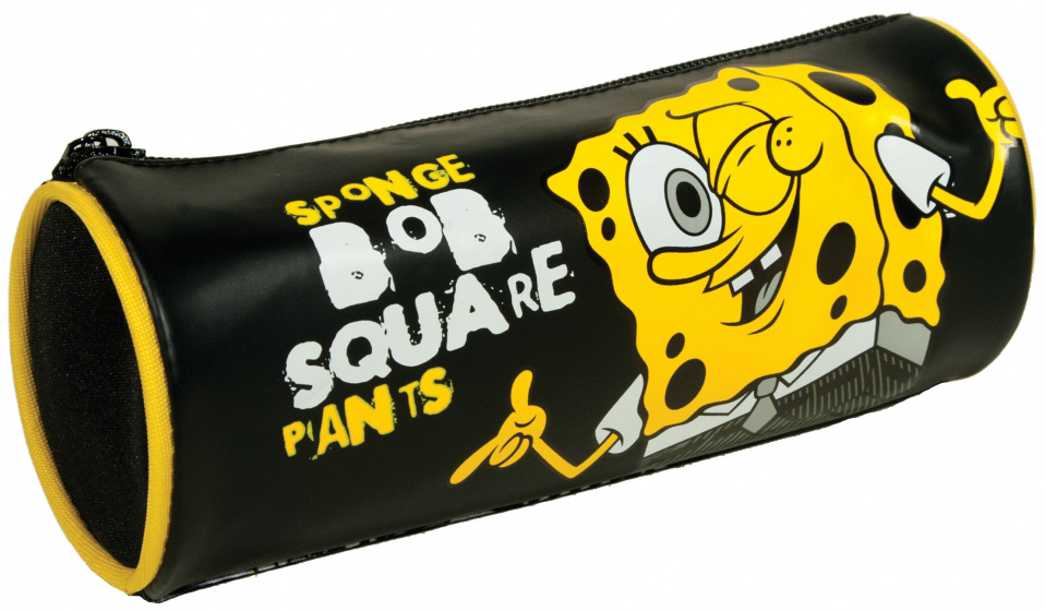 Spongebob peračník Square Pants junior 21 x 7,5 cm čierno/žltý