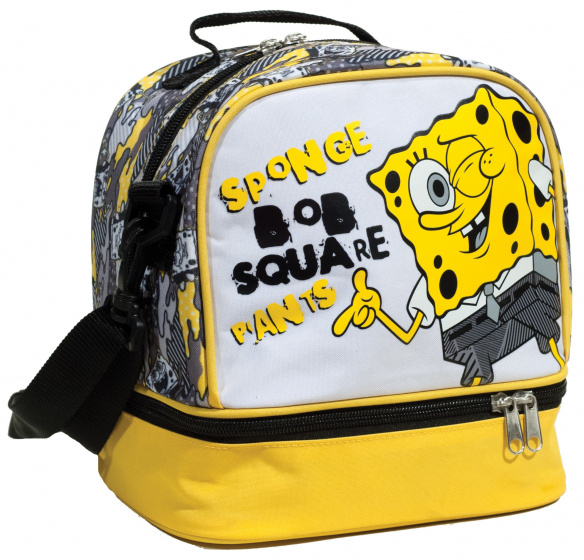 Spongebob chladiaca taška Square Pants junior 6 litrov polyester žltá/čierna
