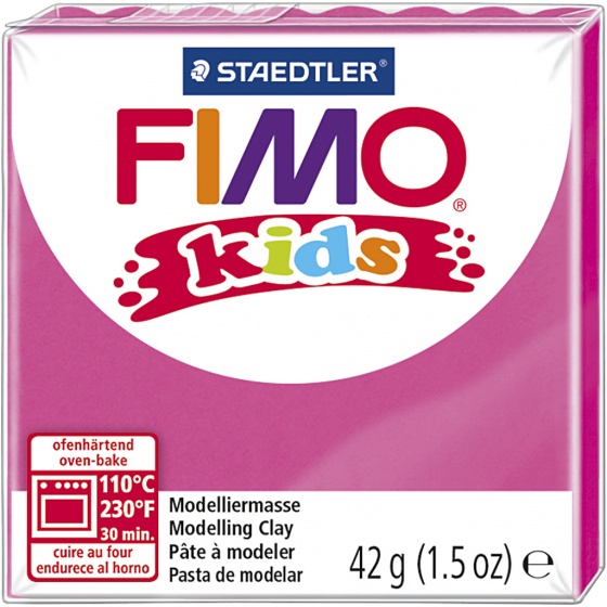 Staedtler fimo kids boetseerklei 42 gram roze