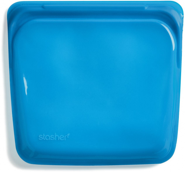 Stasher vershoudzakje 19,1 x 24 cm siliconen donkerblauw 450 ml Stasher vershoudzakje 19,1 x 24 cm siliconen donkerblauw 450 ml