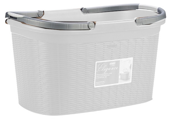 Stefanplast kôš na bielizeň Elegant 35 litrov 57,5 ??x 36,5 x 29 cm biely