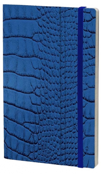Stifflexible zošit Pani Krokodíl 21 x 13 cm papier čierny