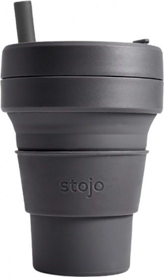 Stojo To go pohár Titan Carbon skladací 710 ml PP šedý