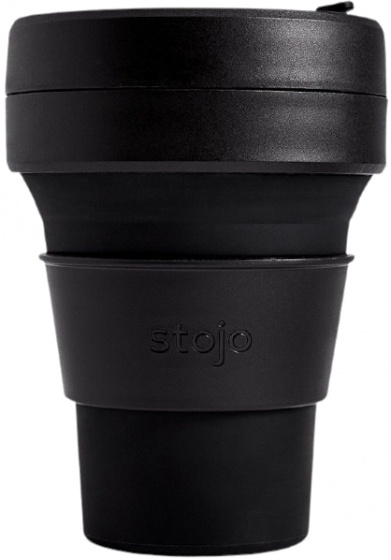 Stojo To go pohár Titan Ink 710 ml skladací PP čierny