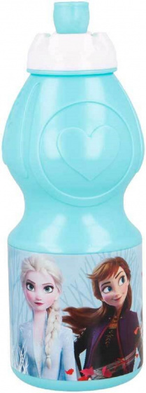 water bottle Frozen II girls 400 ml blue