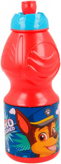 Stor bidon paw patrol junior 400 ml rood