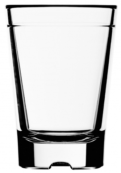 Strahl sklenená fľaša 50 ml polykarbonát priehľadná