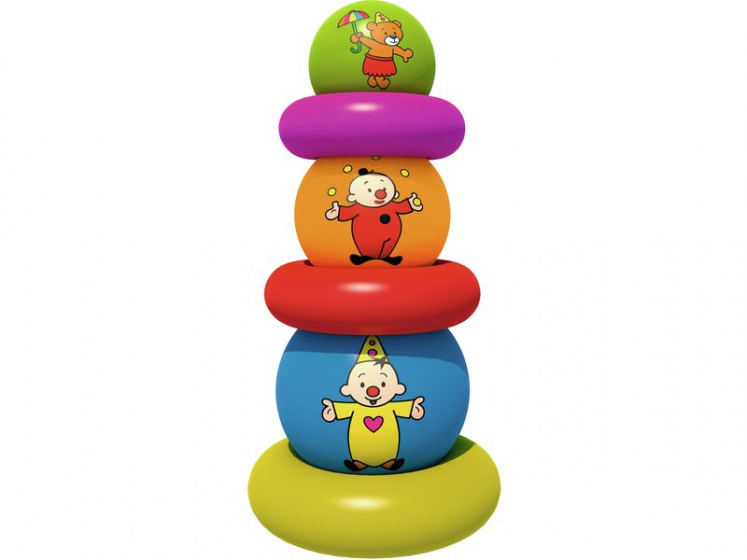Studio 100 stapeltoren bumba junior 27 cm pvc 6 delig