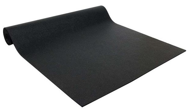 yoga mat 183 x 60 cm EVA black