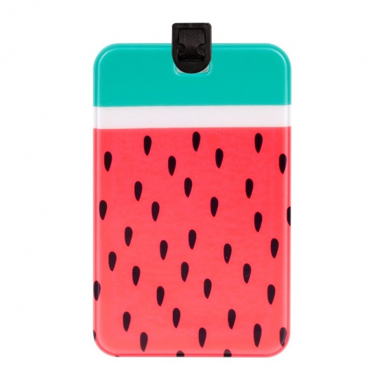 luggage label 12.6 cm watermelon