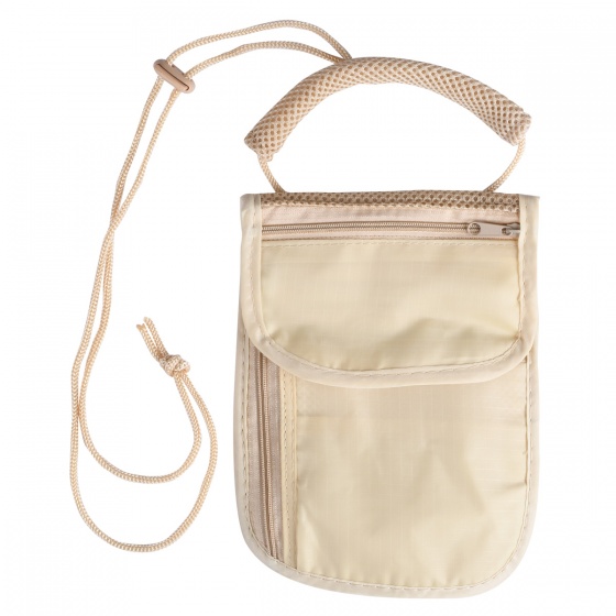 document pocket beige 19 x 14,5 cm