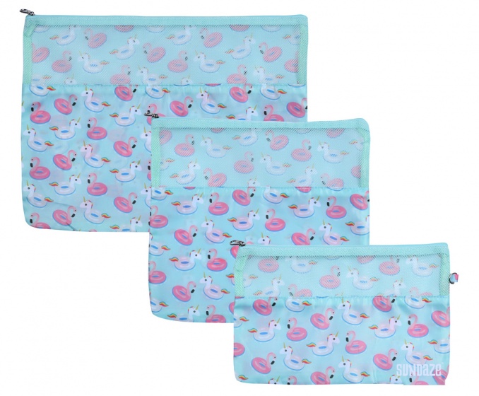 Sundaze reisetui inflatables set 3 delig blauw