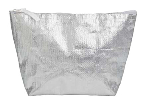 Sunnylife plážová taška Eco dámska 30 x 18 cm polyester strieborná